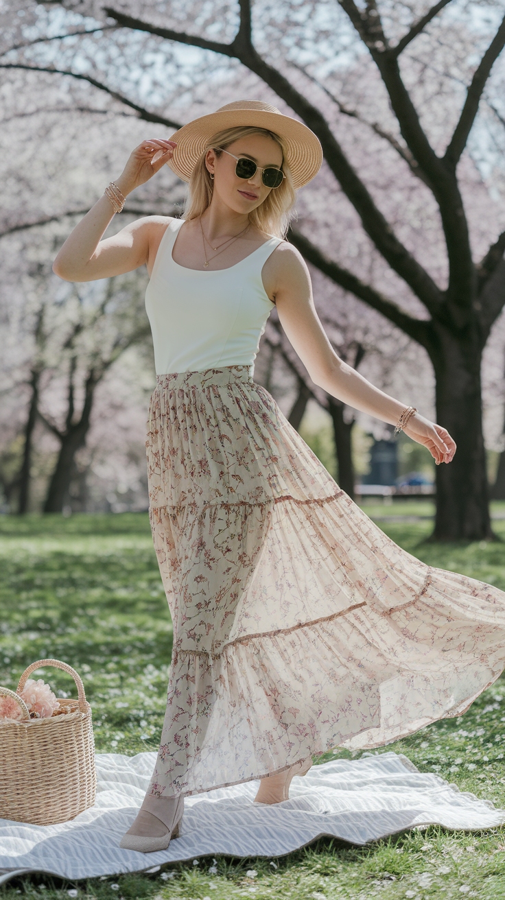 Maxi Skirt Styling Tips for Every Occasion outfit idea