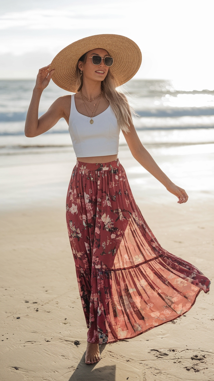 Maxi Skirt Outfit Ideas for Every Body Type outfit idea