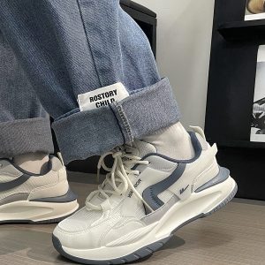 Men's Breathable Mesh Dad Shoes - Versatile Soft-Soled Sports Casual Footwear for Summer 2025