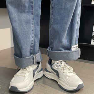 Men's Breathable Mesh Dad Shoes - Versatile Soft-Soled Sports Casual Footwear for Summer 2025