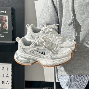 Men's Breathable Mesh Dad Shoes - Versatile Soft-Soled Sports Casual Footwear for Summer 2025