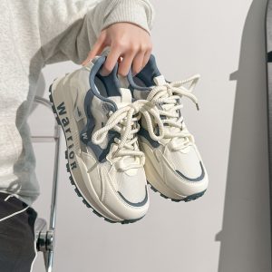 Men's Breathable Mesh Summer Shoes - Thick-Soled Casual Dad Sneakers - Soft-Bottom Versatile Sports Footwear