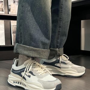 Men's Breathable Mesh Summer Shoes - Thick-Soled Casual Dad Sneakers - Soft-Bottom Versatile Sports Footwear