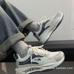 Men's Breathable Mesh Summer Shoes - Thick-Soled Casual Dad Sneakers - Soft-Bottom Versatile Sports Footwear