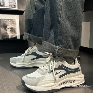 Men's Breathable Mesh Summer Shoes - Thick-Soled Casual Dad Sneakers - Soft-Bottom Versatile Sports Footwear