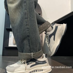 Men's Breathable Mesh Summer Shoes - Thick-Soled Casual Dad Sneakers - Soft-Bottom Versatile Sports Footwear