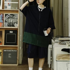 Men's Casual Loose Fit Shorts with Multiple Pockets, Straight-Leg Summer Sports Five-Point Pants, Trendy Streetwear