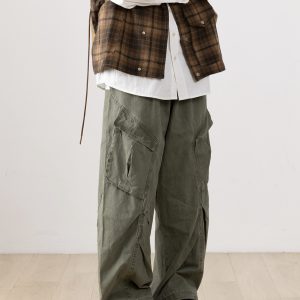 Men's Floor-Length Pleated Draped Casual Pants - Versatile American Style for Autumn, Trendy Workwear and Everyday Fashion