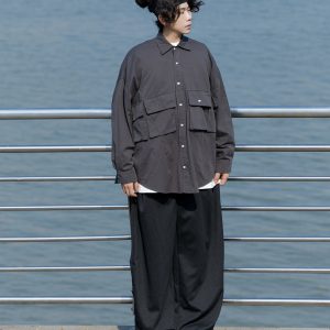 Men's Gray Casual Wide-Leg Sweatpants - Trendy Curved Blade Design for Sports & Everyday Wear, Perfect for Y2K Style