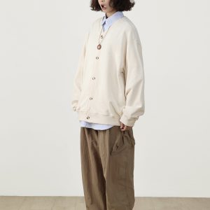 Men's Japanese Retro Casual Two-Piece Sweater Set, Spring Autumn Knitted Shirt, Lazy Style, National Trend, Y2K Fashion