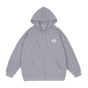 Men's Japanese-Style Fleece-Lined Hooded Sweatshirt, Loose Fit Solid Color Jacket for Autumn and Winter, Versatile City Style