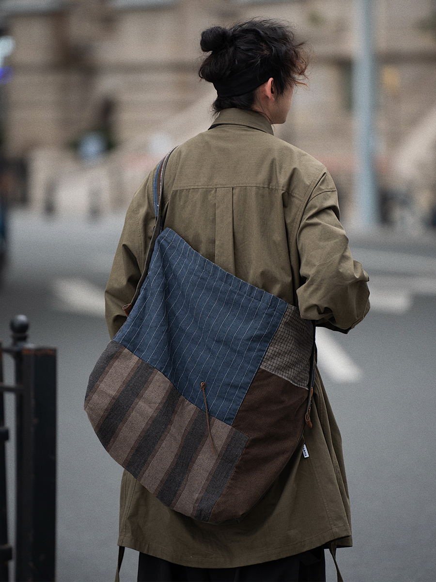 Men's Japanese Style Herringbone Bamboo Blend Shirt Jacket - Loose Windproof Coat for Spring and Autumn Fashion Men's Japanese Style Herringbone Bamboo Blend Shirt Jacket - Loose Windproof Coat for Spring and Autumn Fashion