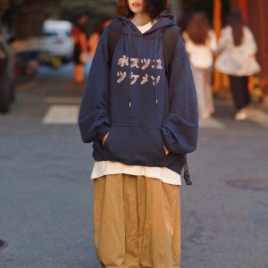 Men's Japanese-Style Thickened Fleece-Lined Hoodie - Loose Retro Top for Spring & Autumn, Couples' Outfit Jacket