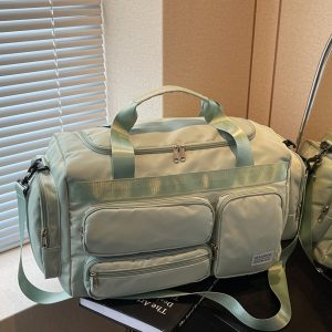 Men's Large Capacity Sports Fitness Bag - Lightweight Shoulder Tote for Short Trips & Business Travel - Versatile Maternity Luggage Bag