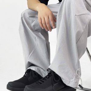 Men's Lightweight Breathable All-Black Mesh Hiking Shoes - Trendy Trail Running & Outdoor Walking Sneakers