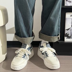 Men's Lightweight Breathable Mesh Sneakers, Korean Style Casual Summer Shoes, Trendy Versatile Design