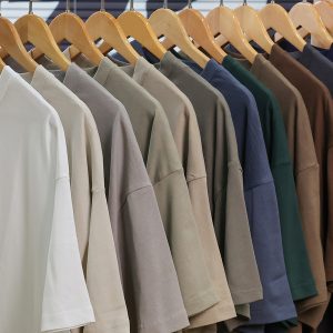 Men's Loose Fit Basic Cotton Undershirt, Round Neck, Short Sleeve, Non-Deformable, Zero Shrinkage, Casual Everyday Essential