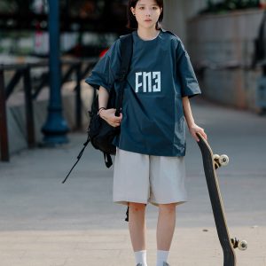 Men's Loose-Fit Japanese Retro Pocket Shorts - Casual Thin Streetwear Five-Point Design