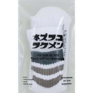 Men's Mid-Tube Socks, Japanese-Style Printed Couple Socks for Autumn & Winter, Women's American Sports Socks, Trendy Streetwear Fashion