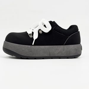 Men's Niche Puff Sneakers - American Retro Thick-Soled Shoes, Ugly-Cute Big-Head Design, Trendy Height-Increasing Footwear