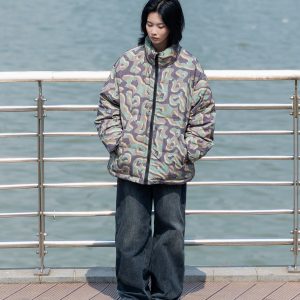 Men's Retro Gradient Washed Denim Pants - Loose Straight Wide-Leg Trousers for Autumn - American Streetwear Style