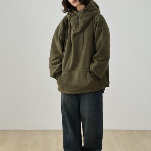 Men's Summer Heavyweight Washed Micro-Flare Denim Pants, American Retro Workwear Wide-Leg Style