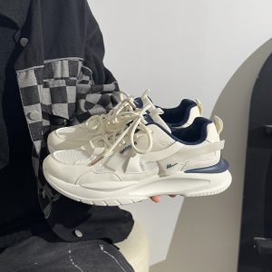 Men's Summer Mesh Dad Shoes - Versatile Soft Sole Breathable American Retro Sports Casual Footwear