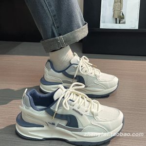 Men's Summer Mesh Dad Shoes - Versatile Soft Sole Breathable American Retro Sports Casual Footwear