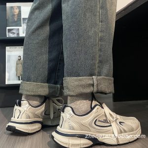 Men's Summer Retro Mesh Breathable Dad Shoes - Ultra-Light Thick Sole Sports Casual Footwear - 2025 American Style