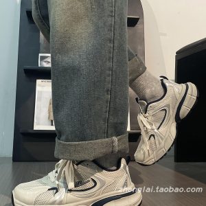 Men's Summer Retro Mesh Breathable Dad Shoes - Ultra-Light Thick Sole Sports Casual Footwear - 2025 American Style