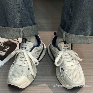 Men's Summer Retro Mesh Breathable Dad Shoes - Ultra-Light Thick Sole Sports Casual Footwear - 2025 American Style