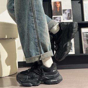 Men's Thick-Soled Dad Shoes - Retro Mesh Breathable Sports Casual Footwear for Summer, Versatile Y2K INS Trend