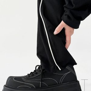 Men's Thick-Soled Derby Shoes - High-End Matte Finish, Height-Increasing Design, British Style Platform Footwear for Commuting