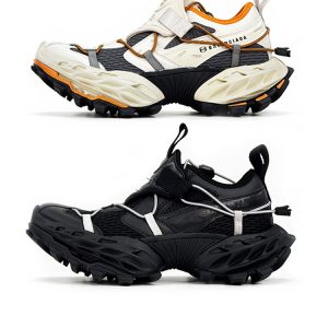 Men's Vintage Dad Shoes - Thick-Soled Breathable Mesh Height-Increasing Sports Shoes for Streetwear and Hiking