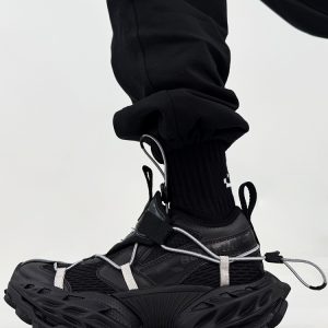 Men's Vintage Dad Shoes - Thick-Soled Breathable Mesh Height-Increasing Sports Shoes for Streetwear and Hiking