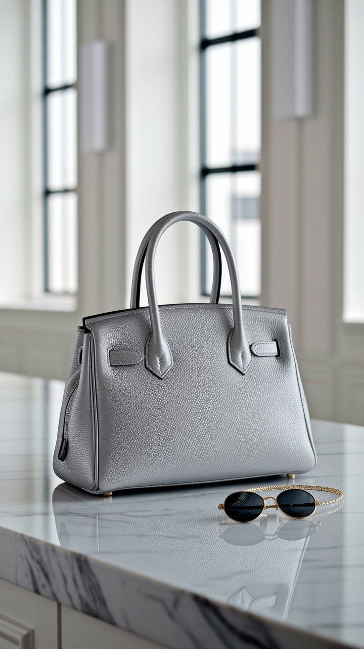 The Rise of the Metallic Bag in Modern Fashion outfit idea