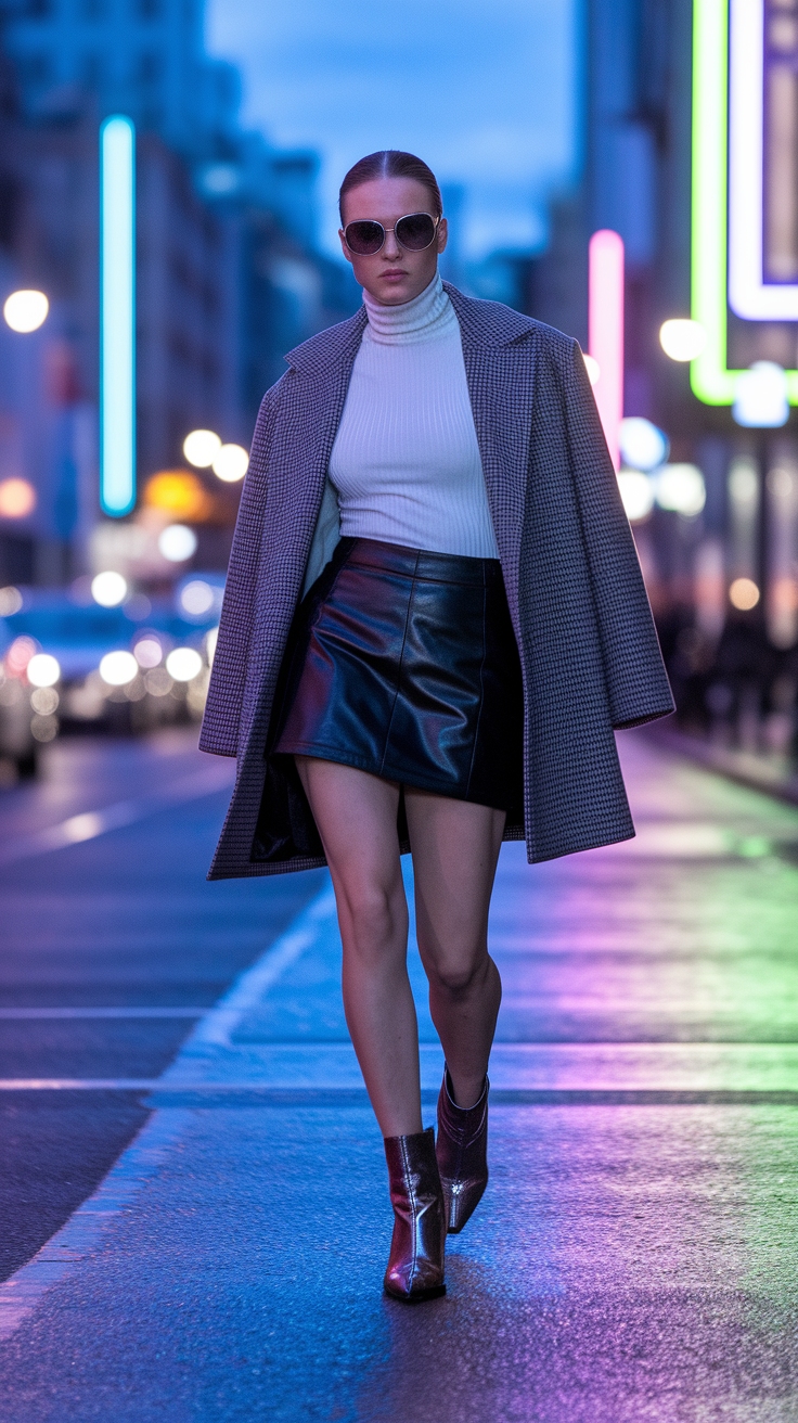 Trendy Ways to Style a Metallic Boots Outfit outfit idea