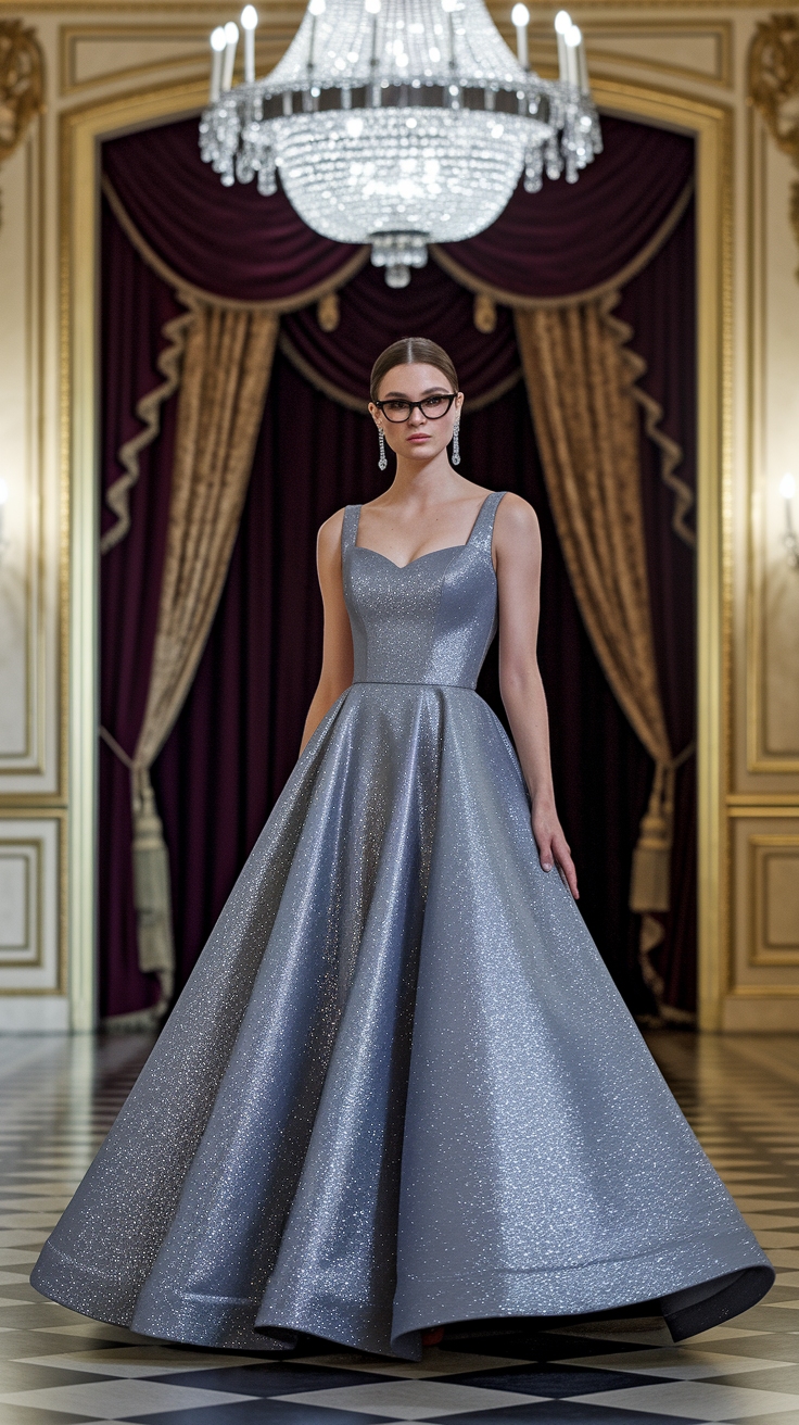 Glamorous Metallic Prom Dresses for Unforgettable Nights outfit idea