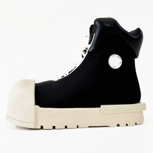 Mickey Mouse High-Top Sneakers for Men and Women, Thick-Soled Martin Boots, American High Street Style Couple's Shoes