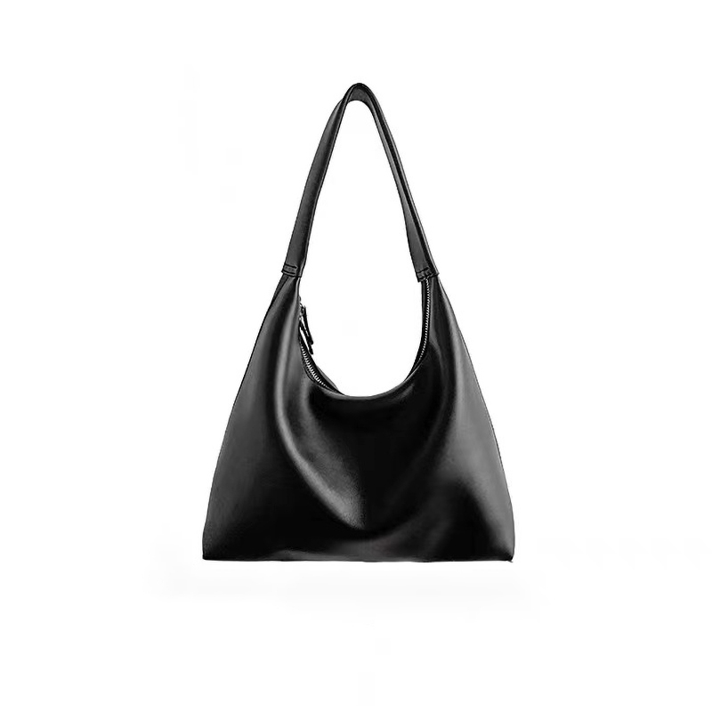 Milk Tea Color Minimalist Dumpling Bag - Soft Leather Retro Shoulder Underarm Bag in Korean Style for Versatile Everyday Use Milk Tea Color Minimalist Dumpling Bag - Soft Leather Retro Shoulder Underarm Bag in Korean Style for Versatile Everyday Use