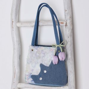 Mini Cowboy Cat Basket Bag for Women - Light Spring Crossbody Tote - Original Designer Style