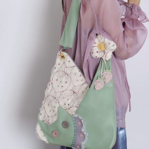 Mini Cute Chiffon Strawberry Crossbody Bag for Spring Summer - Adorable Cat Underarm Style Bag
