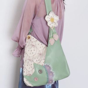 Mini Cute Chiffon Strawberry Crossbody Bag for Spring Summer - Adorable Cat Underarm Style Bag