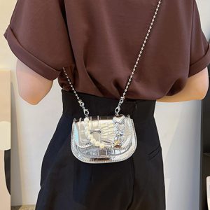 Mini Handbag for Women - Spring/Summer 2025 Niche Design with Fashionable Pearl Chain Crossbody Style, High-Quality Texture