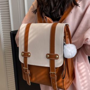 Minimalist French Style Backpack for Women - Versatile College Book Bag & Commuter Travel Backpack