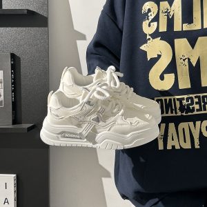 Minimalist Mesh Breathable Little White Sneakers for Women - 2025 Summer Sports Shoes with Niche Design