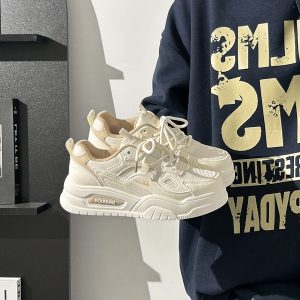 Minimalist Mesh Breathable Little White Sneakers for Women - 2025 Summer Sports Shoes with Niche Design