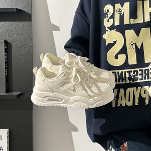 Minimalist Mesh Breathable Little White Sneakers for Women - 2025 Summer Sports Shoes with Niche Design