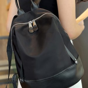 Minimalist Oxford Cloth Backpack for Women - Lightweight, Versatile, Dirt-Resistant, Perfect for Commuting and Travel