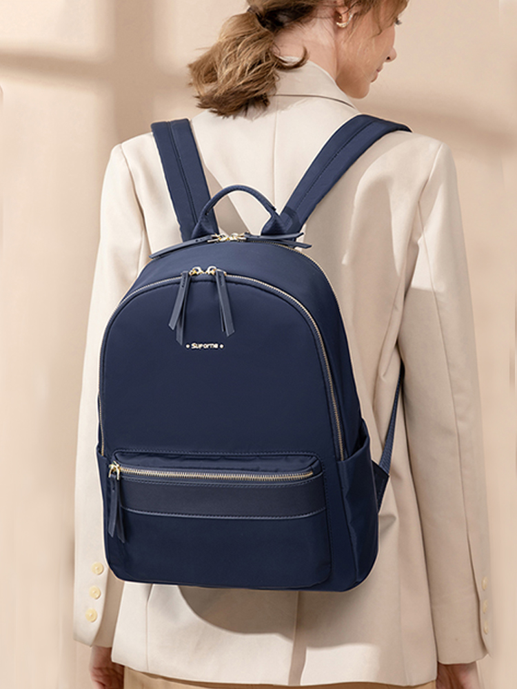 Minimalist Oxford Cloth Backpack for Women - Lightweight, Waterproof Student Book Bag & Business Laptop Carrier Minimalist Oxford Cloth Backpack for Women - Lightweight, Waterproof Student Book Bag & Business Laptop Carrier